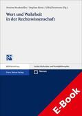 Brockmöller / Kirste / Neumann |  Wert und Wahrheit in der Rechtswissenschaft | eBook | Sack Fachmedien