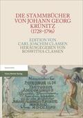 Classen |  Die Stammbücher von Johann Georg Krünitz (1728-1796) | Buch |  Sack Fachmedien