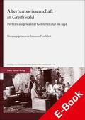 Froehlich |  Altertumswissenschaft in Greifswald | eBook | Sack Fachmedien