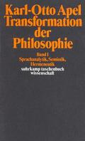 Apel |  Apel, K: Transformation der Philosophie | Buch |  Sack Fachmedien