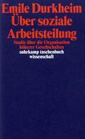 Durkheim |  Über soziale Arbeitsteilung | Buch |  Sack Fachmedien
