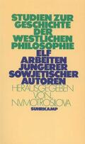 Motrosilova / Motrošilova |  Studien zur Geschichte der westlichen Philosophie | Buch |  Sack Fachmedien