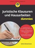 Aksoy / Zimmermann |  Juristische Klausuren und Hausarbeiten für Dummies | Buch |  Sack Fachmedien