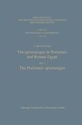 Thomas |  The epistrategos in Ptolemaic and Roman Egypt | Buch |  Sack Fachmedien