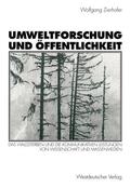 Zierhofer |  Umweltforschung und Öffentlichkeit | Buch |  Sack Fachmedien