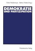 Westle / Niedermayer |  Demokratie und Partizipation | Buch |  Sack Fachmedien