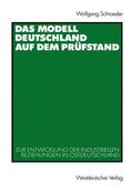 Schroeder |  Das Modell Deutschland auf dem Prüfstand | Buch |  Sack Fachmedien
