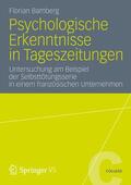 Bamberg |  Psychologische Erkenntnisse in Tageszeitungen | Buch |  Sack Fachmedien
