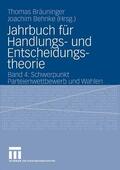 Bräuninger / Joachim / Behnke |  Jahrbuch für Handlungs- und Entscheidungstheorie | eBook | Sack Fachmedien