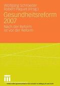 Schroeder / Paquet |  Gesundheitsreform 2007 | eBook | Sack Fachmedien