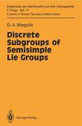 Margulis |  Margulis, G: Discrete Subgroups | Buch |  Sack Fachmedien