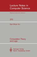 Börger |  Computation Theory and Logic | Buch |  Sack Fachmedien