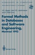 Alagar / Sadri / Lakshmanan |  Formal Methods in Databases and Software Engineering | Buch |  Sack Fachmedien