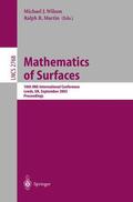 Martin / Wilson |  Mathematics of Surfaces | Buch |  Sack Fachmedien
