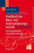 Gevatter / Grünhaupt |  Handbuch der Mess- und Automatisierungstechnik im Automobil | Buch |  Sack Fachmedien