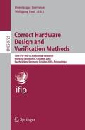 Paul / Borrione |  Correct Hardware Design and Verification Methods | Buch |  Sack Fachmedien