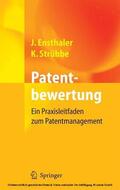 Ensthaler / Strübbe |  Patentbewertung | eBook | Sack Fachmedien