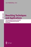 Middeldorp |  Rewriting Techniques and Applications | Buch |  Sack Fachmedien