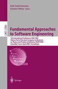 Weber / Kutsche |  Fundamental Approaches to Software Engineering | Buch |  Sack Fachmedien