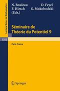 Bouleau / Feyel / Hirsch |  Séminaire de Théorie du Potentiel Paris, No. 9 | Buch |  Sack Fachmedien