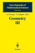 Burago / Zalgaller |  Geometry 3 | Buch |  Sack Fachmedien