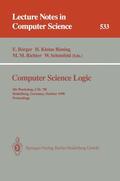 Börger / Schönfeld / Kleine Büning |  Computer Science Logic | Buch |  Sack Fachmedien