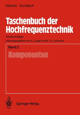 Meinke / Lange / Gundlach | Taschenbuch der Hochfrequenztechnik | Buch | sack.de