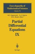 Agranovich / Egorov / Shubin |  Partial Differential Equations 9 | Buch |  Sack Fachmedien