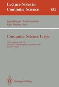Börger / Meinke / Gurevich |  Computer Science Logic | Buch |  Sack Fachmedien