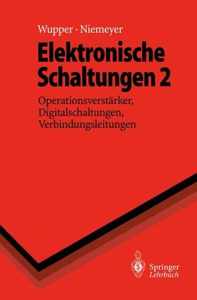 Niemeyer / Wupper | Elektronische Schaltungen 2 | Buch | sack.de