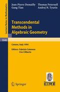 Tian / Demailly / Catanese |  Transcendental Methods in Algebraic Geometry | Buch |  Sack Fachmedien