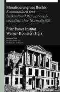 Konitzer / Foljanty |  Moralisierung des Rechts | Buch |  Sack Fachmedien