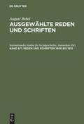 Internationales Institut für Sozialgeschichte, Amsterdam / Müller / Beske |  Reden und Schriften 1906 bis 1913 | Buch |  Sack Fachmedien