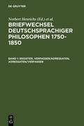 Henrichs / Weeland |  Briefwechsel deutschsprachiger Philosophen 1750-1850 | Buch |  Sack Fachmedien