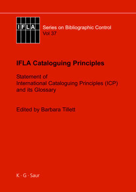 Tillett / Cristán | IFLA Cataloguing Principles | E-Book | sack.de