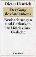 Henrich |  Henrich, D: Gang d. Andenkens | Buch |  Sack Fachmedien
