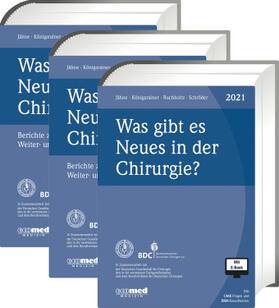 Jähne / Königsrainer / Schröder | Was gibt es Neues in der Chirurgie? Jahresbände 2019, 2020, 2021, m. 1 Buch, m. 1 Beilage | Buch | sack.de