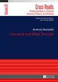 Zawadzki |  Literature and Weak Thought | Buch |  Sack Fachmedien