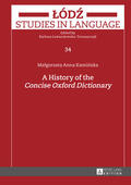 Kaminska |  A History of the «Concise Oxford Dictionary» | Buch |  Sack Fachmedien
