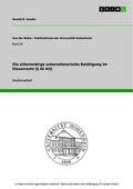 Sander |  Die sittenwidrige unternehmerische Betätigung im Steuerrecht (§ 40 AO) | eBook | Sack Fachmedien