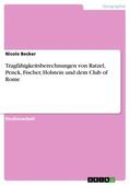 Becker |  Tragfähigkeitsberechnungen von Ratzel, Penck, Fischer, Holstein und dem Club of Rome | eBook | Sack Fachmedien