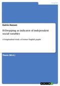 Hansen |  H-Dropping as indicator of independent social variables | Buch |  Sack Fachmedien