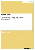 Bauer |  The Sarbanes- Oxley Act - A brief introduction | eBook | Sack Fachmedien