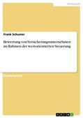 Schuster |  Bewertung von Versicherungsunternehmen im Rahmen der wertorientierten Steuerung | Buch |  Sack Fachmedien