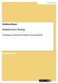 Bauer |  Bankinternes Rating | eBook | Sack Fachmedien