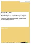 Theobald |  Selbständige und unselbständige Tätigkeit | eBook | Sack Fachmedien
