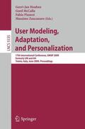 Houben / McCalla / Pianesi |  User Modeling, Adaptation, and Personalization | Buch |  Sack Fachmedien