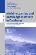 Buntine / Grobelnik / Mladenic |  Machine Learning and Knowledge Discovery in Databases | Buch |  Sack Fachmedien