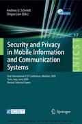Lian |  Security and Privacy in Mobile Information and Communication Systems | eBook | Sack Fachmedien