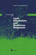 Daum |  Lipid Metabolism and Membrane Biogenesis | Buch |  Sack Fachmedien
